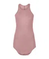 Rick Owens Ribbed Sleeveless Top In Pink