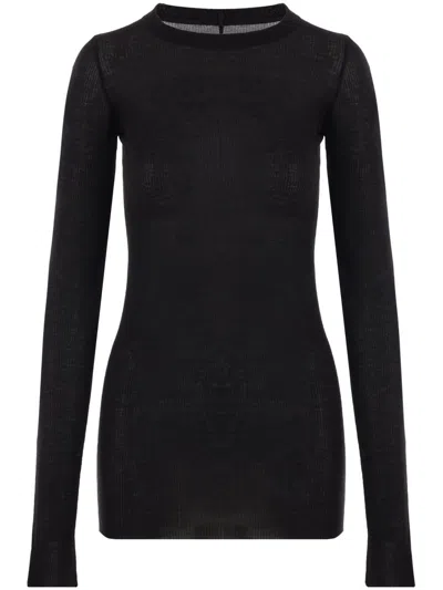 RICK OWENS RICK OWENS RIBBED T-SHIRT