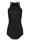 Rick Owens Tank Top In Black