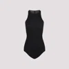 Rick Owens Womens Black Round-neck Sleeveless Cotton-knit Top In Black