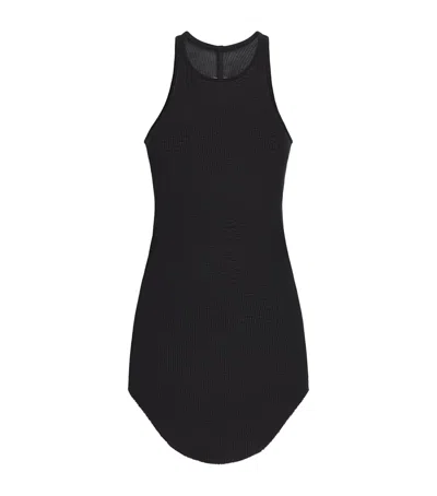 Rick Owens Ribbed Tank Top In Black
