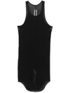 Rick Owens Tank Top In Black