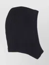 Rick Owens Ribbed Texture Stretch Fit One Size Hat In Black