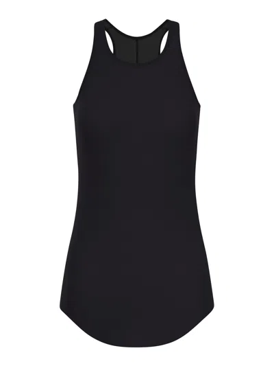 Rick Owens Ribbed Top In Black