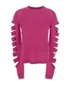 Rick Owens Crewneck In Pink