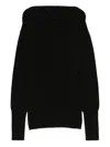 Rick Owens Ribbed Wool Jumper In Black