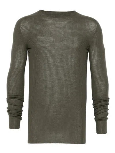 RICK OWENS RIBBED WOOL SWEATER