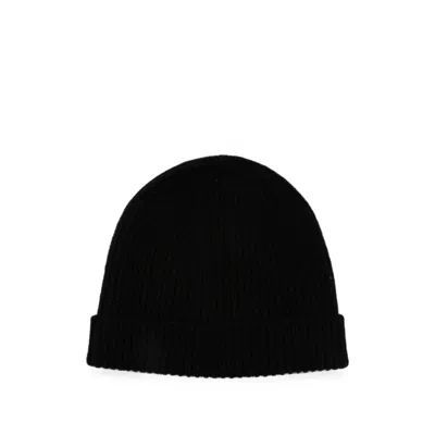 Rick Owens Ribbed-knit Beanie Hat In Black