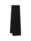 Rick Owens Rectangular Scarf In Black