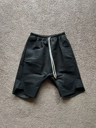 Pre-owned Rick Owens Rick Owen's Basket Swinger Shorts In Black