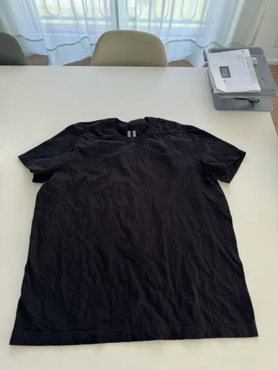 Pre-owned Rick Owens Rick Owen T-shirt Fw 19 In Black