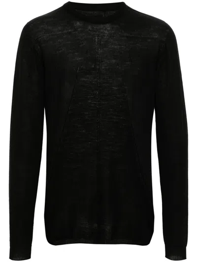 Rick Owens Black Biker Sweater