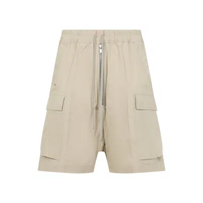 Rick Owens Cargobela Shorts In Gray