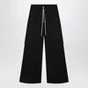 Rick Owens Cargobelas Drawstring Cargo Pants In Black