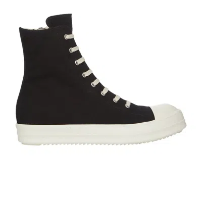 Pre-owned Rick Owens Concordians Drkshdw Overdyed Denim High 'black Milk' | Men's Size 45