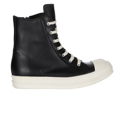 Pre-owned Rick Owens Concordians Leather High 'black Milk' | Men's Size 43
