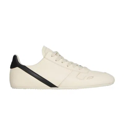 Pre-owned Rick Owens Concordians Minimal Sneaker 'milk Black' | Cream | Men's Size 43 In White