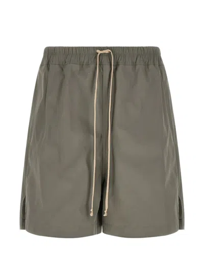 Rick Owens Drawstring-waist Track Shorts In Brown