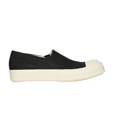 Pre-owned Rick Owens Drkshdw Boat Slip On 'black Milk' | Men's Size 44