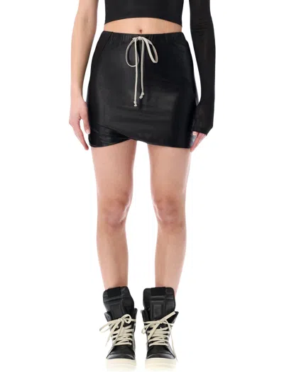 Rick Owens Drkshdw Buds Mid-thigh Shorts In Black