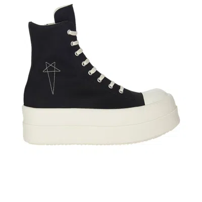 Pre-owned Rick Owens Drkshdw Double Bumper High 'black Milk' | Men's Size 43.5