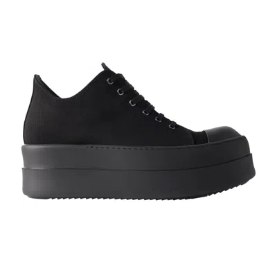 Pre-owned Rick Owens Drkshdw Double Bumper Low 'all Black' | Men's Size 43