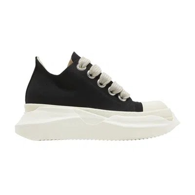 Pre-owned Rick Owens Drkshdw Fogachine Cotton Denim Megalace Abstract Low 'black Milk' | Men's Size
