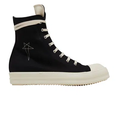 Pre-owned Rick Owens Drkshdw Fogachine Pentagram Embroidery High 'black Milk' | Men's Size 39