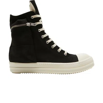 Pre-owned Rick Owens Drkshdw Gethsemane Cotton Cargo High 'black Milk' | Men's Size 42.5