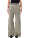 Rick Owens Drkshdw Grey Melange Pusher Pants In Gray