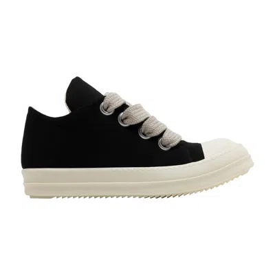 Pre-owned Rick Owens Drkshdw Hollywood Jumbo Lace Puffer Low 'black Milk' | Men's Size 44.5