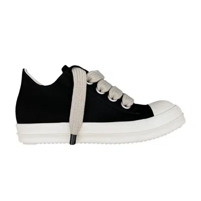 Pre-owned Rick Owens Drkshdw Jumbo Lace Denim Low 'black Milk' | Men's Size 46