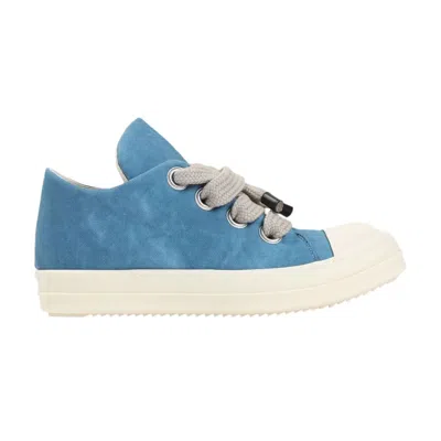 Pre-owned Rick Owens Drkshdw Jumbo Lace Puffer Low 'toothpaste' | Blue | Men's Size 41