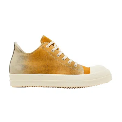 Pre-owned Rick Owens Drkshdw Lido Denim Low 'sky Orange Degrade' | Men's Size 41