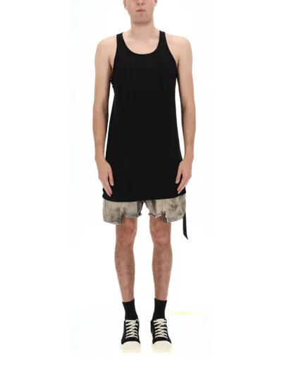 Rick Owens Drkshdw Loose Tank In Black
