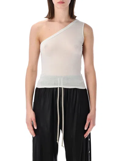 Rick Owens Drkshdw Sl Ziggy Wash Cotton T In White