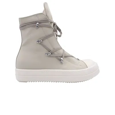 Pre-owned Rick Owens Drkshdw Strobe Cotton Nylon Hexa High 'pearl Milk' | Grey | Men's Size 40 In Gray