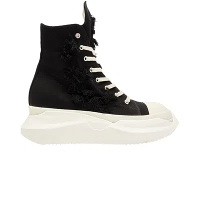 Pre-owned Rick Owens Drkshdw Strobe Denim Slashed Abstract High 'black Milk' | Men's Size 41