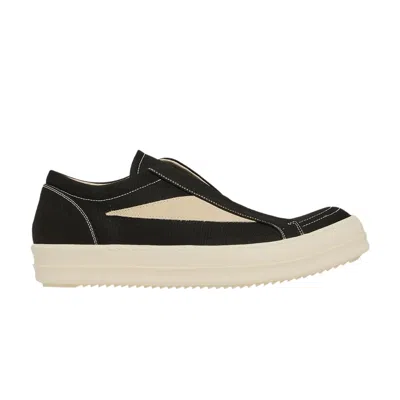 Pre-owned Rick Owens Drkshdw Vintage Laceless Low 'black Milk' | Men's Size 42