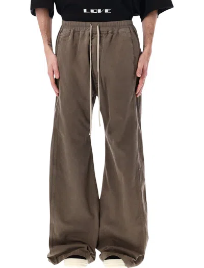 Rick Owens Drkshdw Wide Pusher Pants In Animal Print