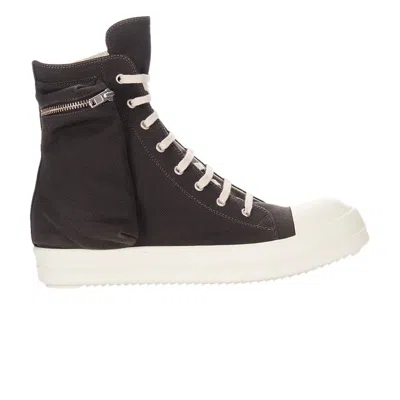 Pre-owned Rick Owens Edfu Drkshdw Cargo Sneaker 'dark Dust' | Black | Men's Size 41