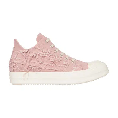 Pre-owned Rick Owens Edfu Drkshdw Slashed Low 'faded Pink' | Men's Size 41
