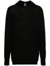 Rick Owens Cashmere-blend Ribbed Knit Jumper