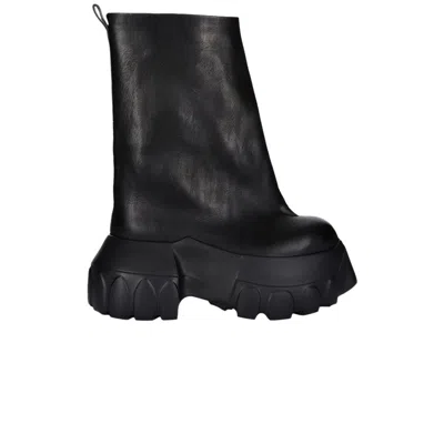 Pre-owned Rick Owens Hollywood Flared Mega Tractor 'black' | Men's Size 44