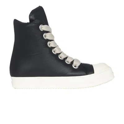 Pre-owned Rick Owens Hollywood Jumbo Laced High 'black Milk' | Men's Size 42.5