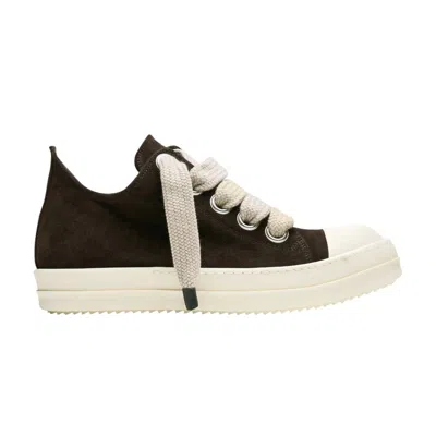 Pre-owned Rick Owens Hollywood Jumbo Laced Low 'mahogany' | Brown | Men's Size 40