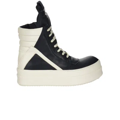 Pre-owned Rick Owens Hollywood Mega Bumper Geobasket High 'black Milk' | Men's Size 40