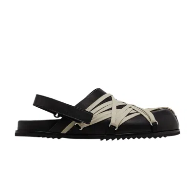 Pre-owned Rick Owens Hollywood Megalaced Mule Granola 'black' | Men's Size 42
