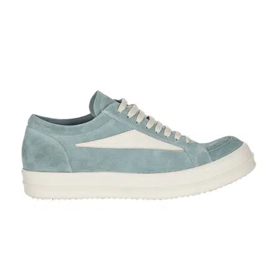 Pre-owned Rick Owens Hollywood Vintage Low 'mouthwash Milk' | Blue | Men's Size 42