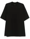Rick Owens Short-sleeve Organic-cotton T-shirt In Black